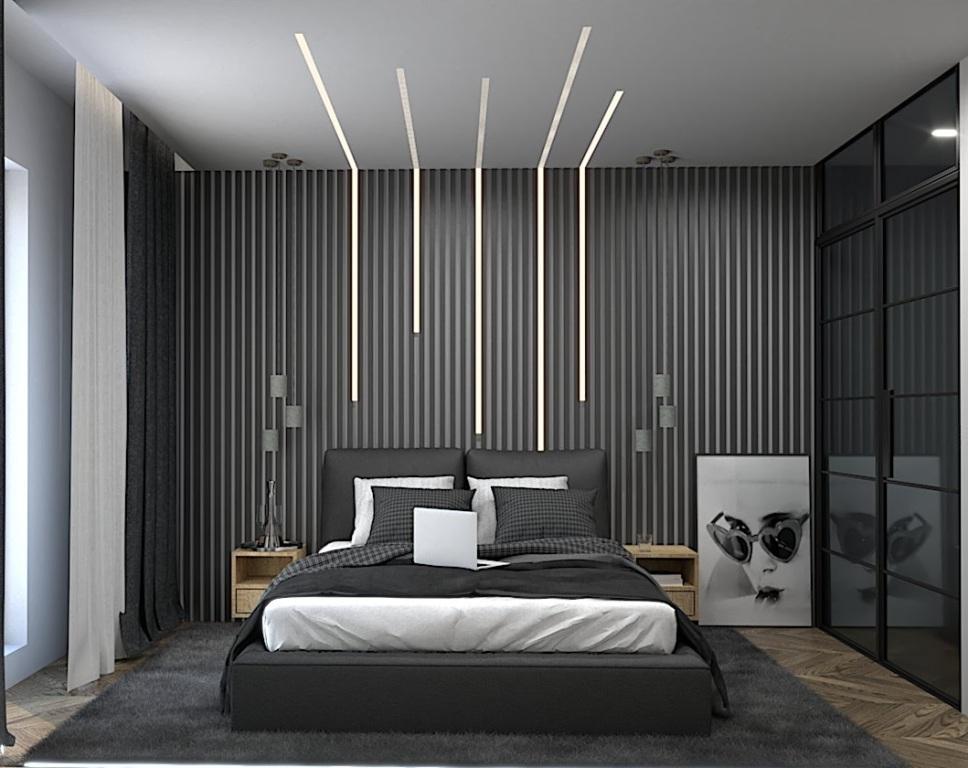 Aranżacja sypialni w mieszkaniu dla singla