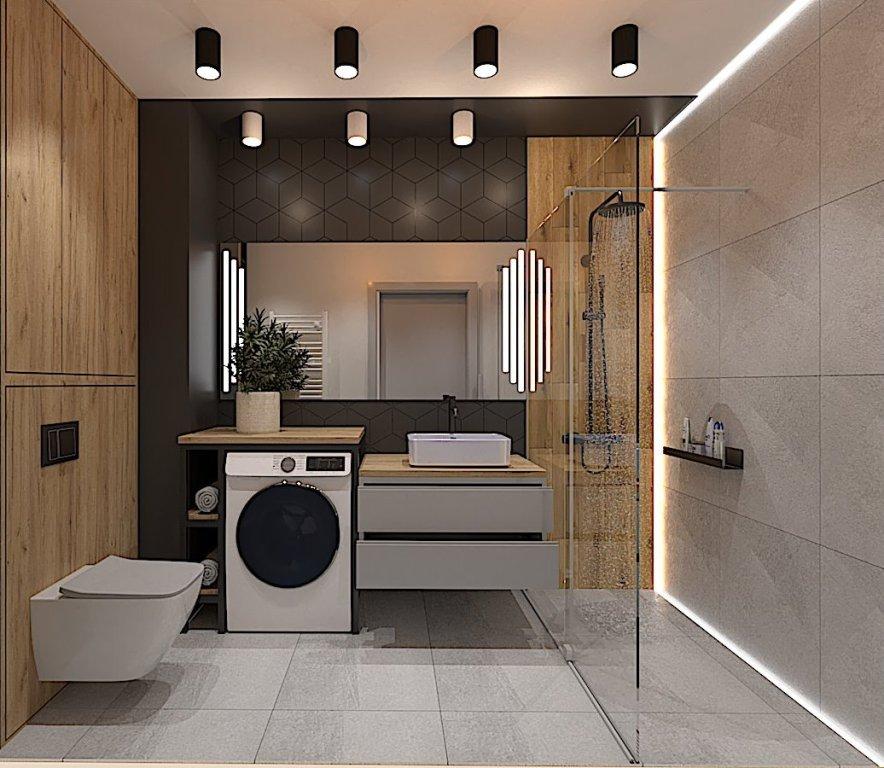 Projekt łazienki miejscowość Wałdowo