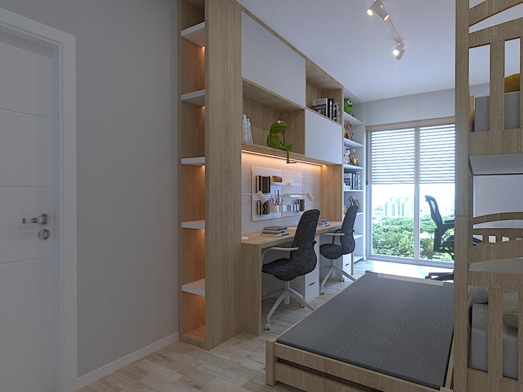 Pokój dla chłopców, braci : propozycja nr 4. Pokój chłopięcy dla rodzeństwa