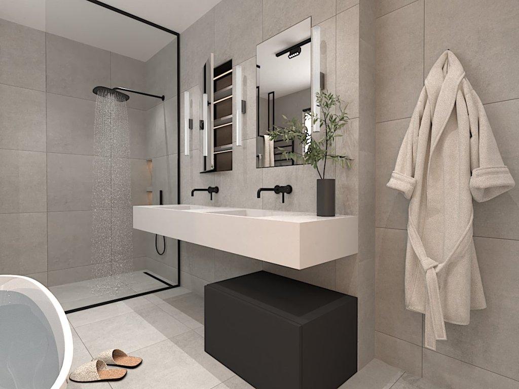 Projekt drugiej łazienki Projekt łazienki Maxdorf Germany