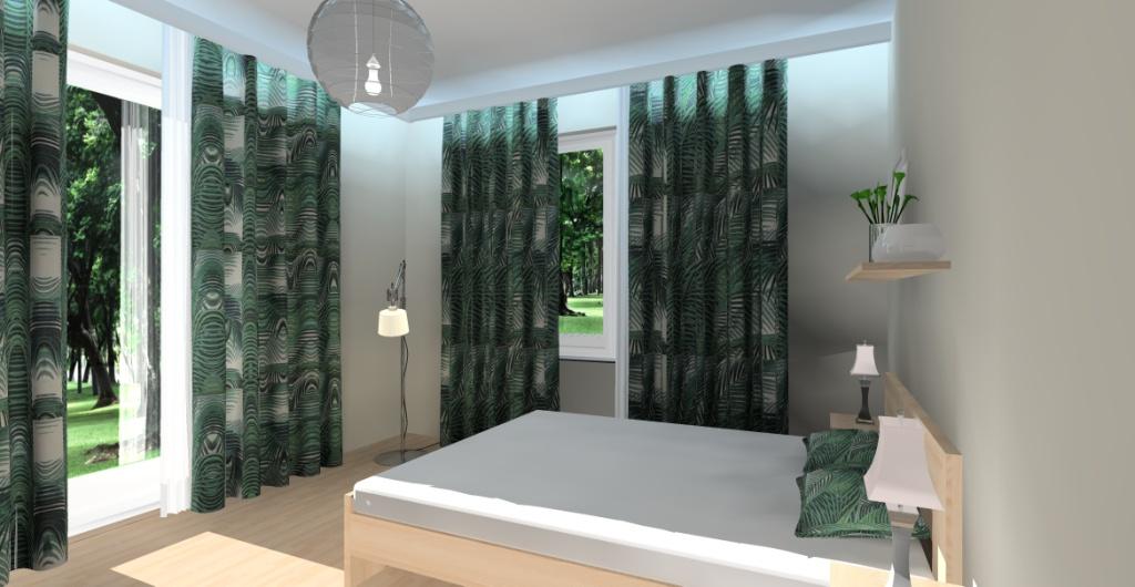 Sypialnia, projekt wnętrza nowoczesnej sypialni
