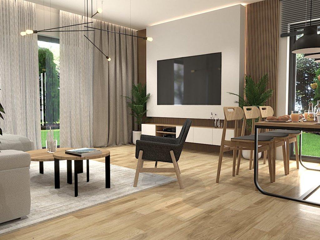 Przytulny salon w stylu skandynawskim