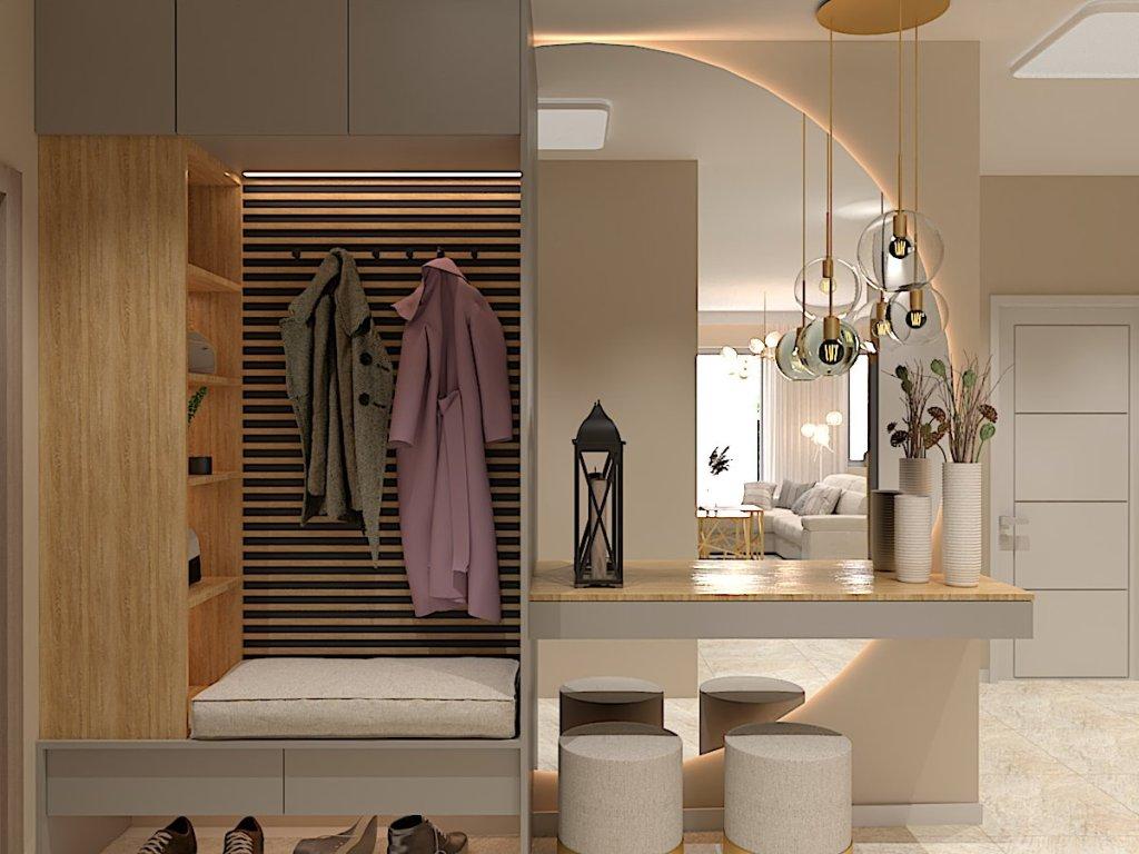 Zabudowa w holu w miejscowości Świnoujście