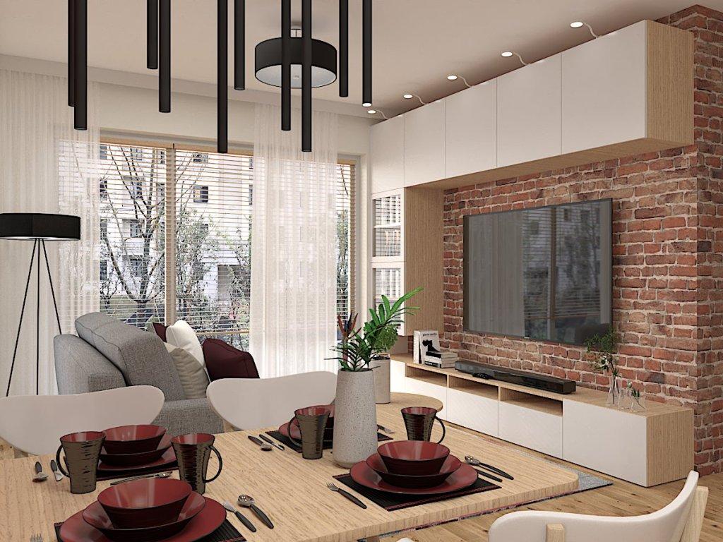 Salon w mieszkaniu Czeladź