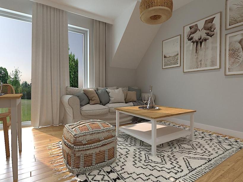 Przytulny salon w stylu boho