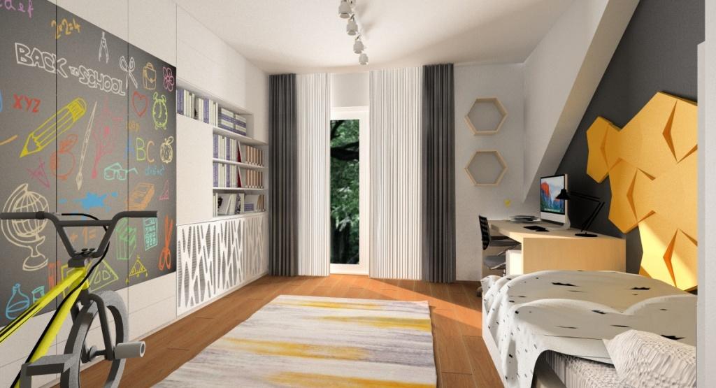 Wystrój pokoju młodzieżowego