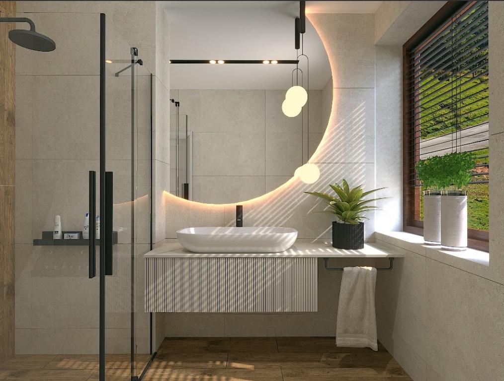 Projekt małej łazienki