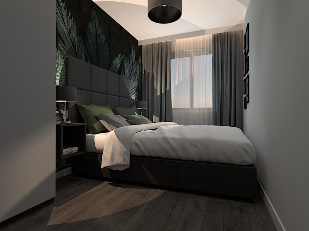 Projekt nowoczesnej sypialni
