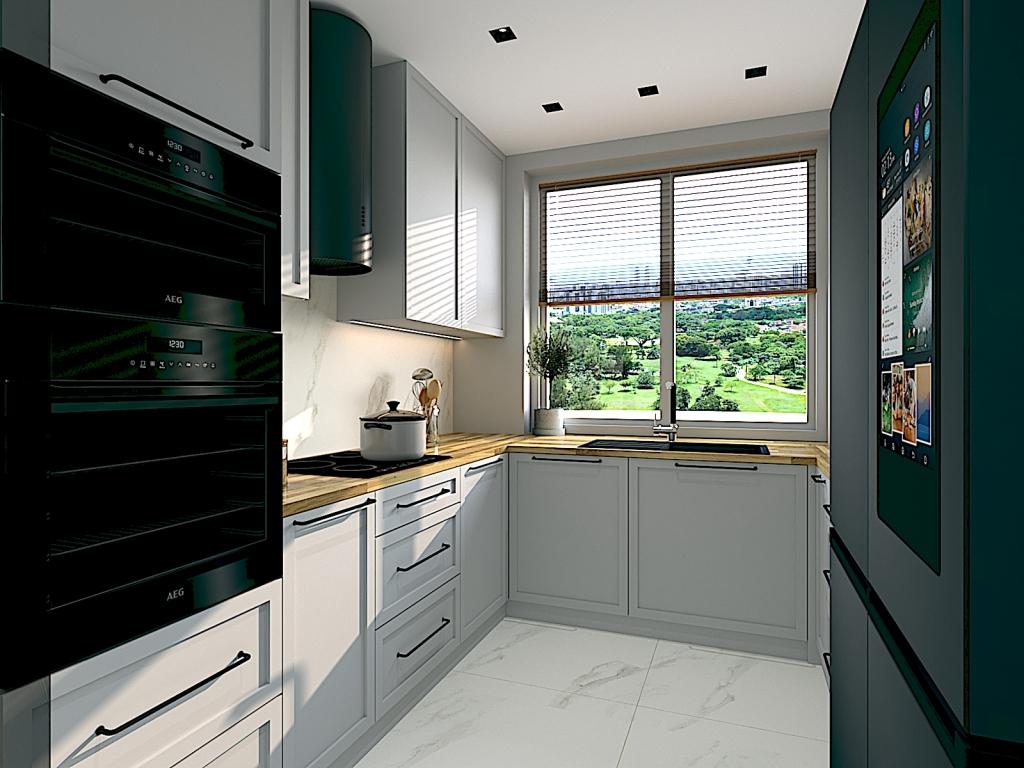 Projekt klasycznej kuchni Piaseczno