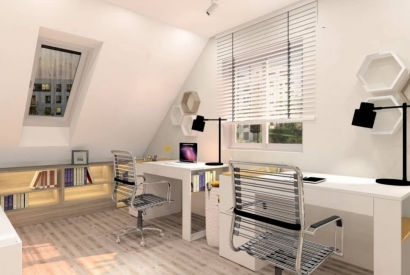 Pok&oacute;j dla rodzeństwa w r&oacute;żnym wieku. Chłopiec 9 lat i dziewczynka 6 lat