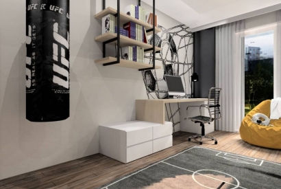 Pok&oacute;j dla chłopca 10 lat. Młodzieżowy pok&oacute;j na lata, aranżacja wnętrza 