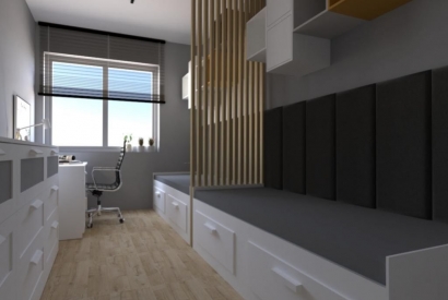 Pok&oacute;j 13m2. Pok&oacute;j dla dw&oacute;ch chłopc&oacute;w. Zobacz dwa pomysły na aranżacje wnętrza