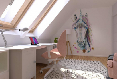 Sposoby i wskaz&oacute;wki na aranżacje pokoju dziecięcego na poddaszu