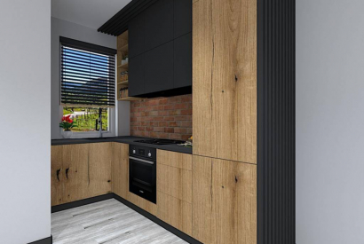 Kuchnia loftowa w bloku. Zobacz jak urządzić - projekty i aranżacje wnętrz