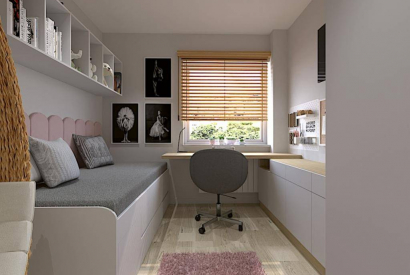 Nowoczesne pokoje dla dziewczynek