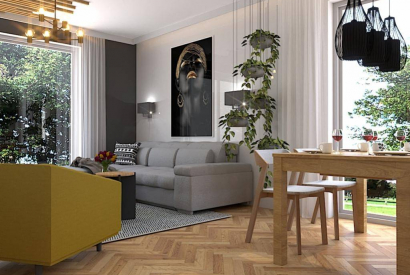 19 Pomysł&oacute;w i inspiracji na nowoczesny salon z jadalnią