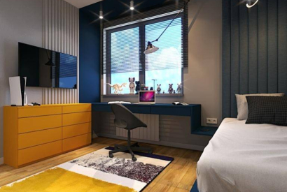 Optymalne wykorzystanie małej przestrzeni: Aranżacja pokoju dla 7-latka