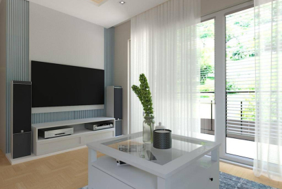 Salon z aneksem stylu modern classic: Połączenie elegancji i funkcjonalności