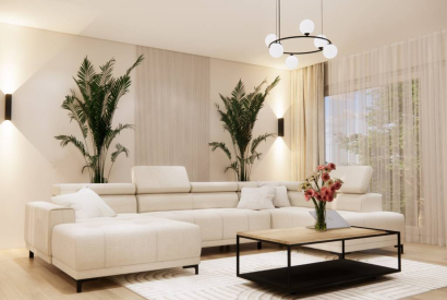 Aranżacja wnętrza dopasowana do potrzeb &ndash; nowoczesny salon z kuchnią i jadalnią