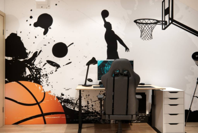 Pok&oacute;j nastolatka z pasją &ndash; 21 m2 w sportowym stylu