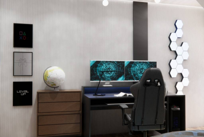 Pok&oacute;j dla 12-latka &ndash; 14 m2 nowoczesnej przestrzeni z gamingowym charakterem