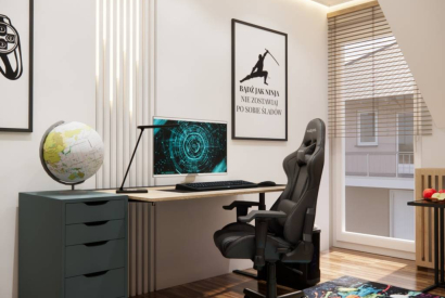 Nowoczesny pok&oacute;j dla 12-latka &ndash; przestrzeń do nauki i relaksu