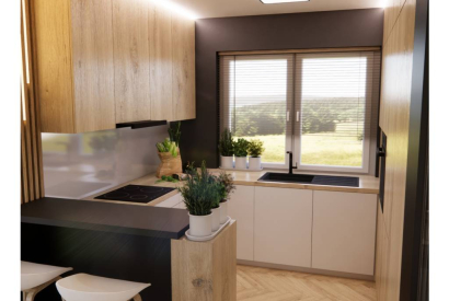 Salon z kuchnią &ndash; przestrzeń pełna światła