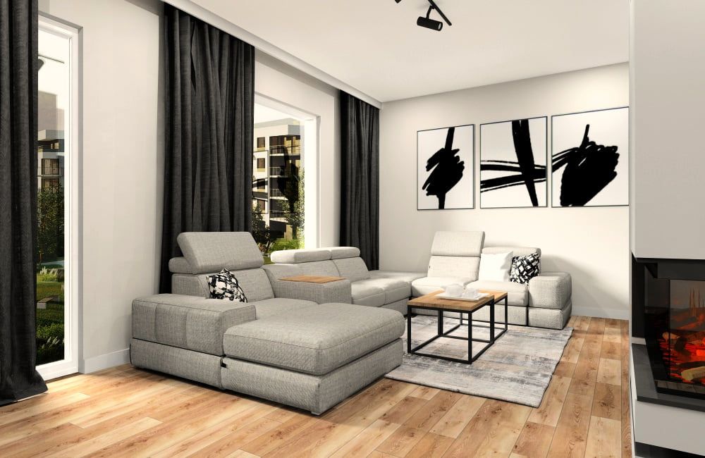 Projekt mieszkania 110m2