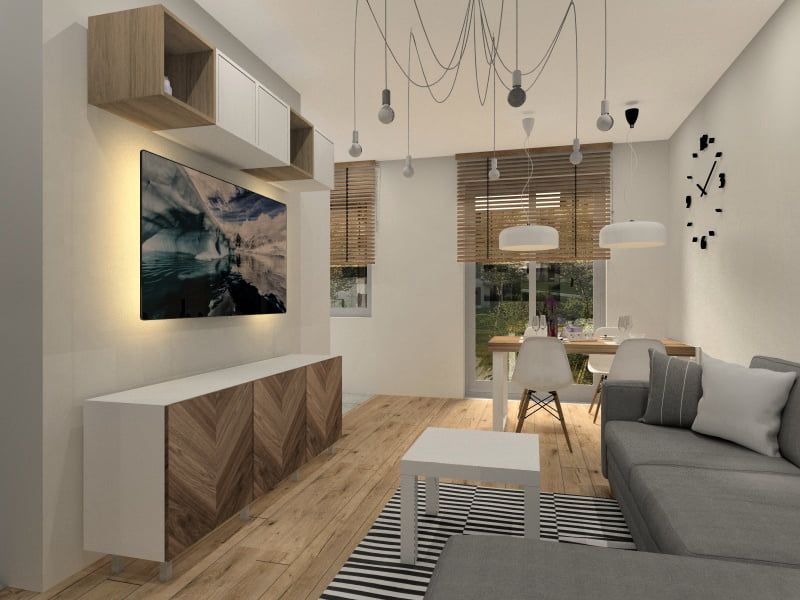 Projekt mieszkania 27m2